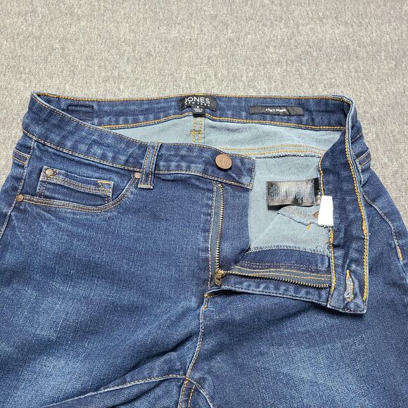 Jones New York Womens Jeans 6 Blue Essex Skinny Festival Party Denim Pants - Picture 4 of 10